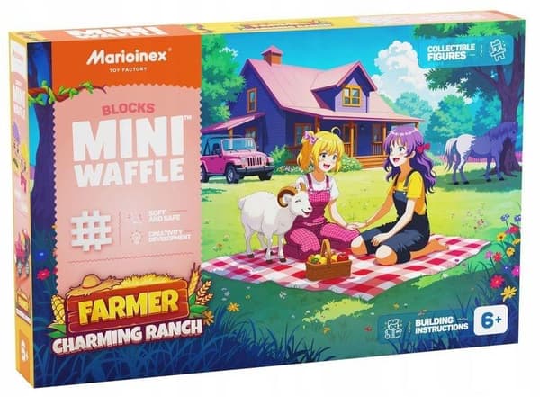 Mini vaffel 112 stk. Farmer Charming Ranch