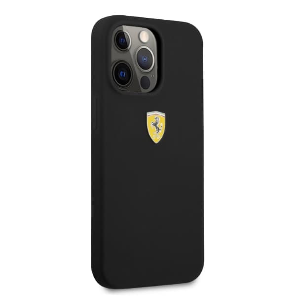 Ferrarin silikoninen MagSafe-kotelo iPhone 13 Prolle, musta