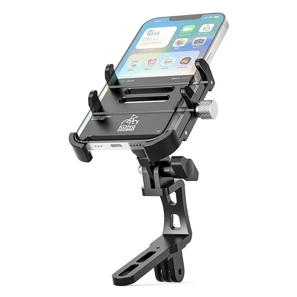 Telefonholder smartphone kameralampe integreret styr
