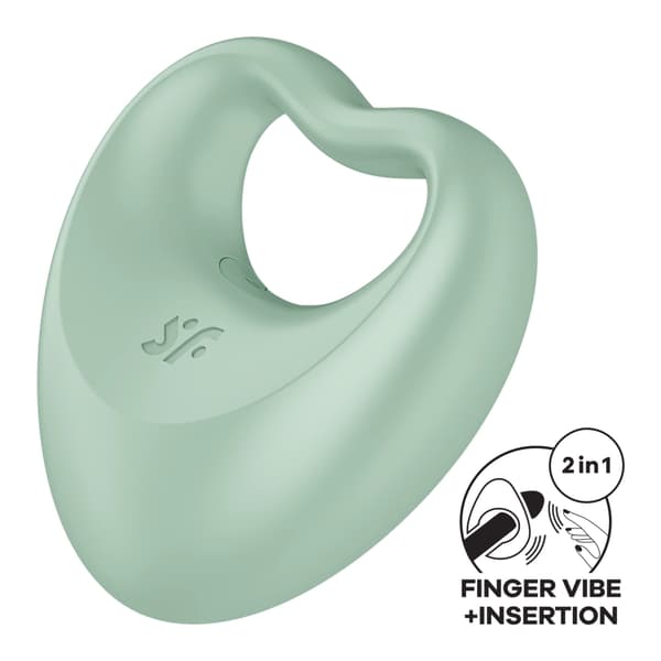 Satisfyer Perfect 3 hybridfingermodell, kompakt silikon