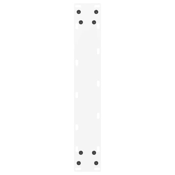 vidaXL sofabordsben, 2 stk., hvide, 40x(100-101) cm, stål