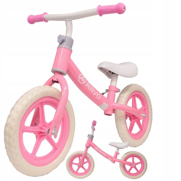 Allvo 12" Rosa Barnbalanscykel ALV-U547N
