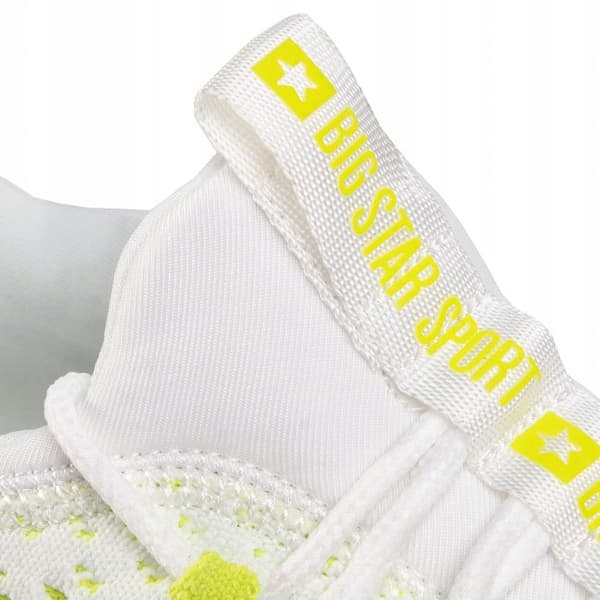 BIG star FF274961 - hvide damesneakers, moderigtige platformsko