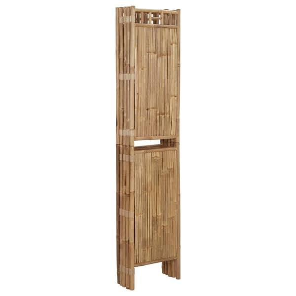 vidaXL Rumsavdelare i bambu med 5 paneler 200 x 180 cm