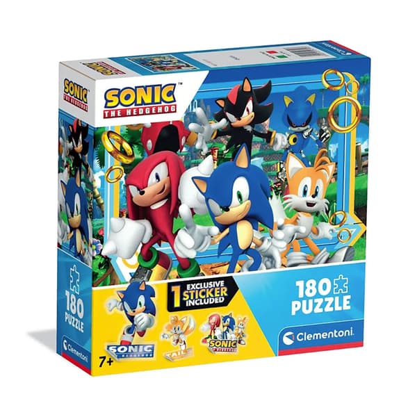 Superpussel med 180 bitar. Superfärgat Sonic 4