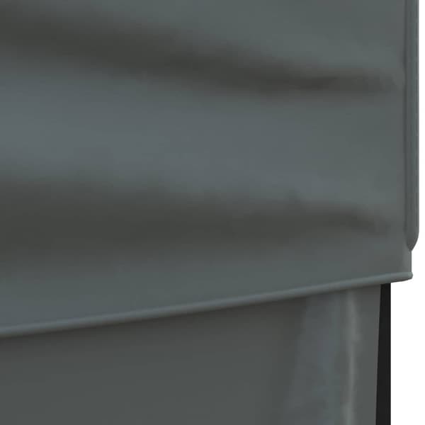 vidaXL foldbart festtelt med sider, antracit, 2x2 m