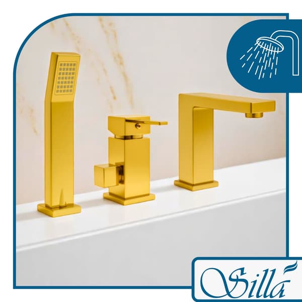 CUBO 3-HULS BADEKARARBATTER S-1032G GULD