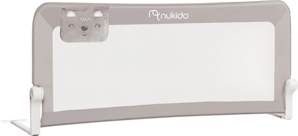 Nukido-sängyn kaide 150 x 66 x 35 cm harmaa