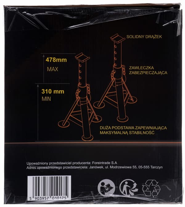 Bilrampar 3T 310-478 mm KD3181