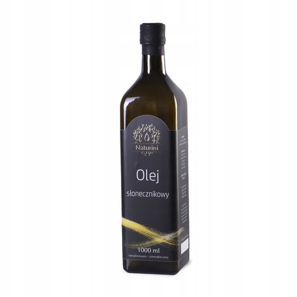 Solrosolja, kallpressad 1000ml Naturini