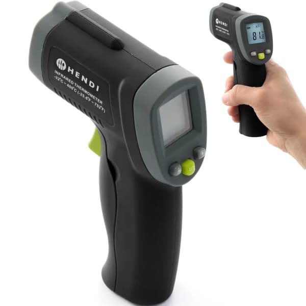 Kontaktfri lasertermometer til fødevarer - Hendi 271148