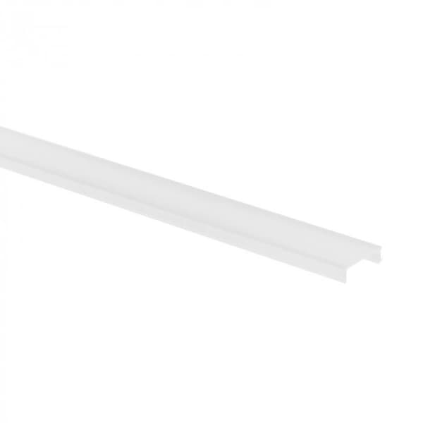 Milky Diffuser til overflademonteret planmonteret profil 2m til LED-strimler