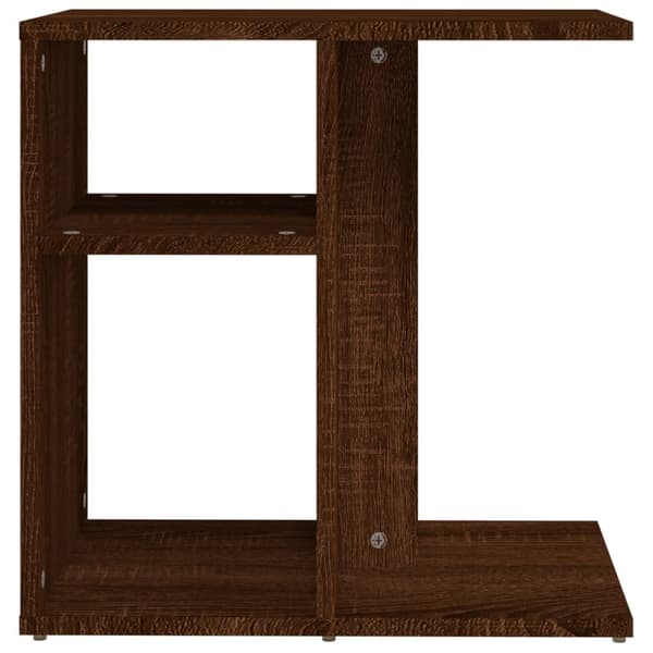 vidaXL sidebord brunt egetræ 50x30x50 cm