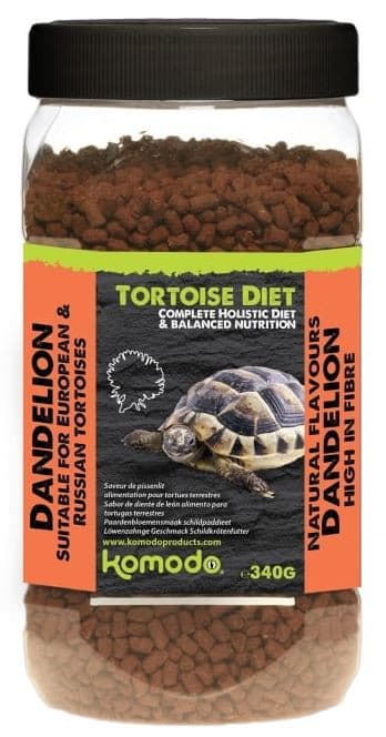 Komodo Tortoise Diet Maskros 340g - sköldpaddsfoder