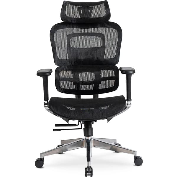 NINO Sort Moderne Ergonomisk Drejelig Kontorstol