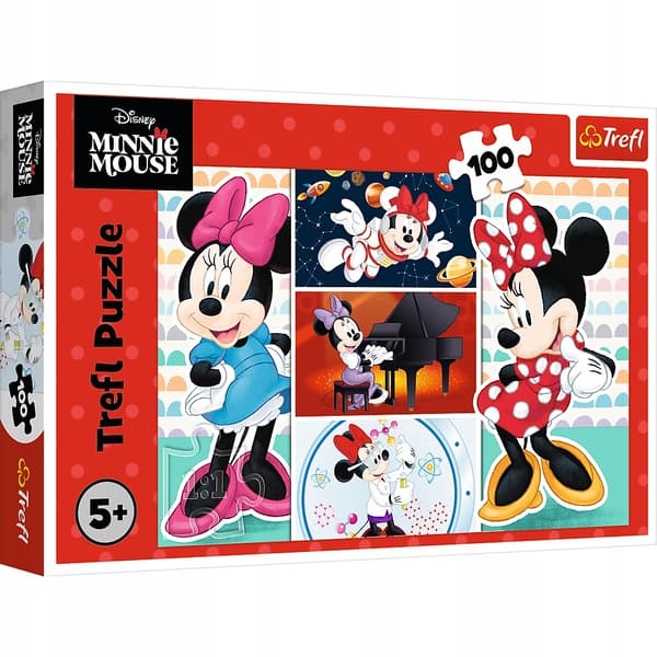 Disney Mimmi 100-bitars rolig pussel