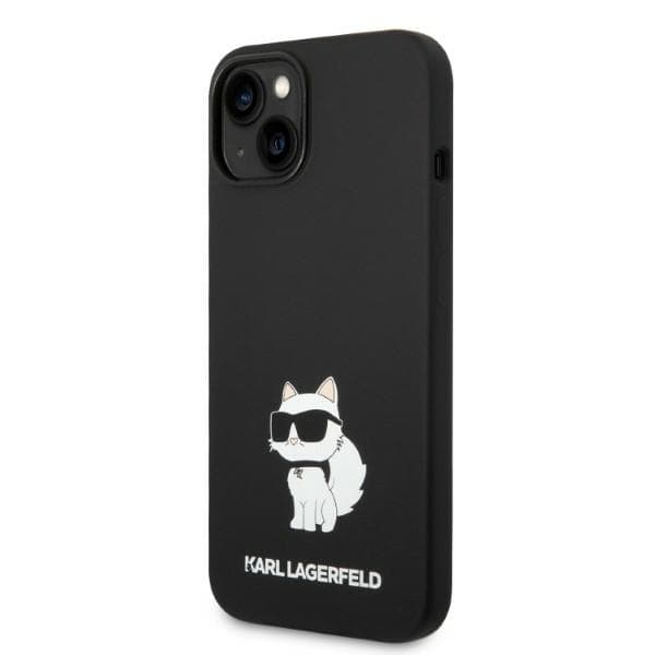 Karl Lagerfeld Silikone Choupette MagSafe-etui til iPhone 14 Plus, Sort