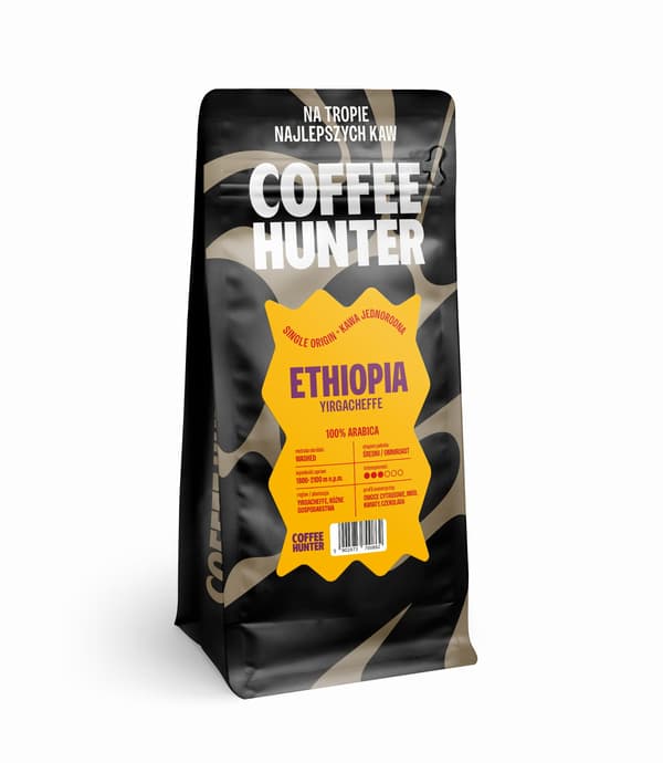 Etiopiska Yirgacheffe kaffebönor 500 g