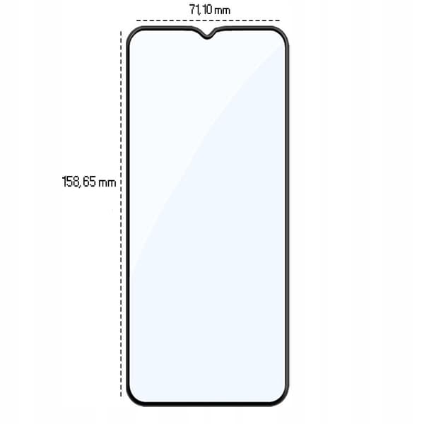 2x Härdat glas för Samsung Galaxy A70 med helskärmstäckning, 5D-glas