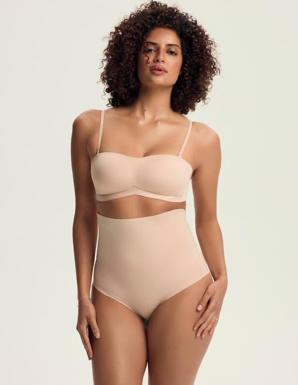 Glatte Esotiq maxitrusser | beige M