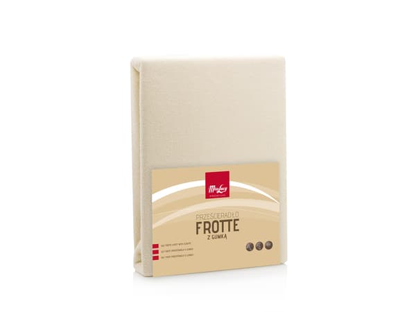 FROTTÉ FASTELAGEN 140X200CM ECRU