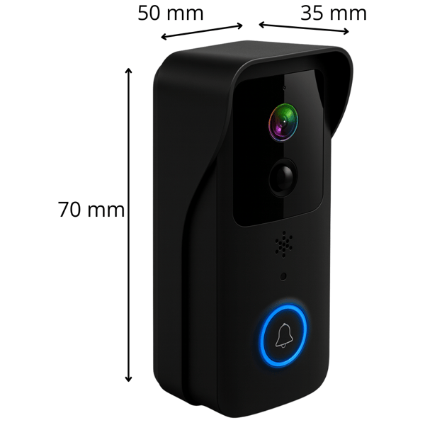 Trådlös videodörrklocka T32-BB Svart