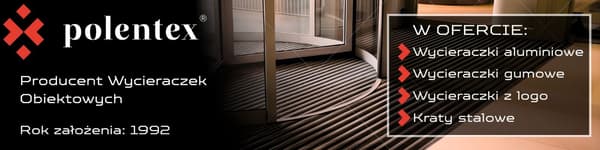POLENTEX ALUMINIUM DØRMÅTTEGREB: ANTRACIT, 75x50 MED RAMME, 17 mm
