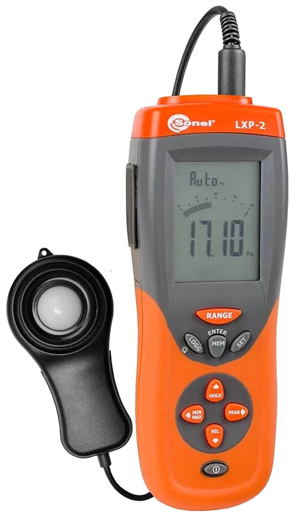 SONEL LXP-2 WMGBLXP2 Luxmeter til måling af lysstyrke