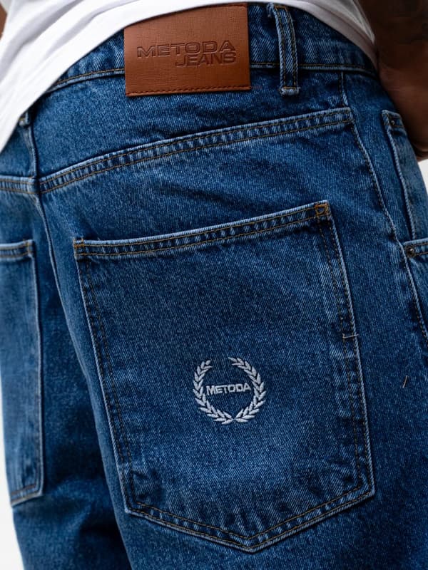 Breda Baggy Jeans Herr Blå Method Sport Laurel Pocket M