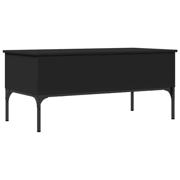 vidaXL sofabord, sort 100x50x45 cm