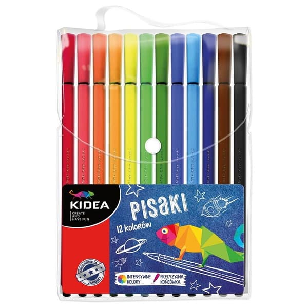 KIDEA tuscher i etui, 12 farver