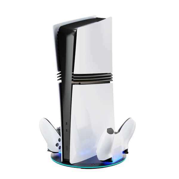 Yaxo Cyclone Ramp Laddningsställ för PS5/PS5 Slim/PS5 Pro Techno Black