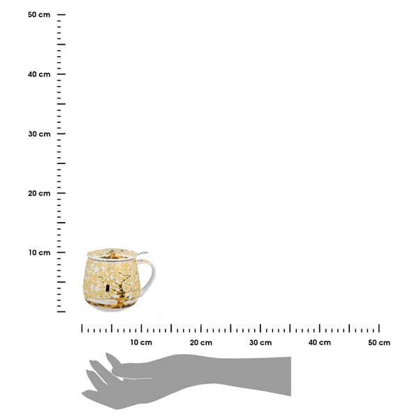 Klimt Ecru Träd Mugg med Infuser