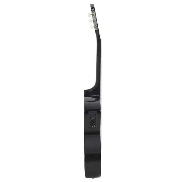 vidaXL Klassisk gitarr med cutaway, 6 strängar och equalizer, svart