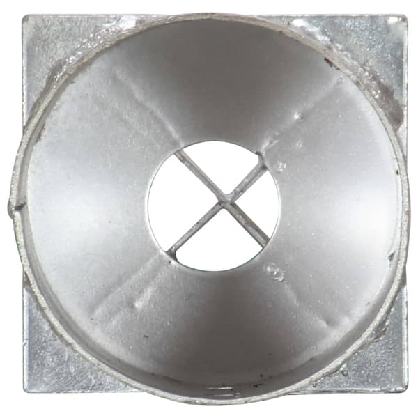 vidaXL Markpinnar 2 st silver 10x76 cm galvaniserat stål