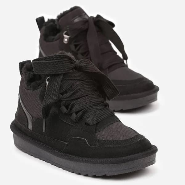 Sneakers Ankelstøvler Dame Sort Terea 37