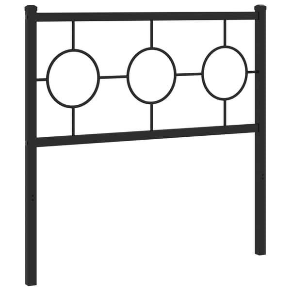 vidaXL metalsengegavl sort 90 cm