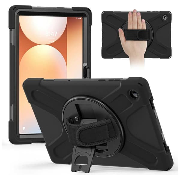 4smarts Rugged Cover Grip til Galaxy Tab A11+ Sort