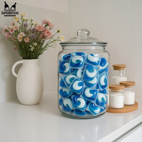 CIACHO 8,5 L glasburk med glaslock