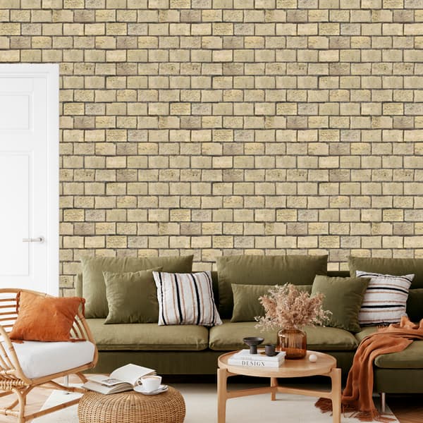 3D-tegeltapet för vardagsrum och sovrum 50x1000 cm