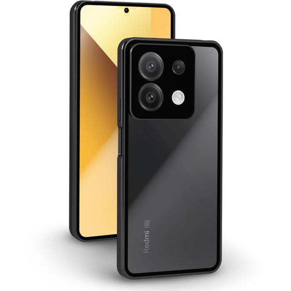 Etui til Xiaomi Redmi Note 13 5G, Magnetisk Dobbelt Glas, Sort
