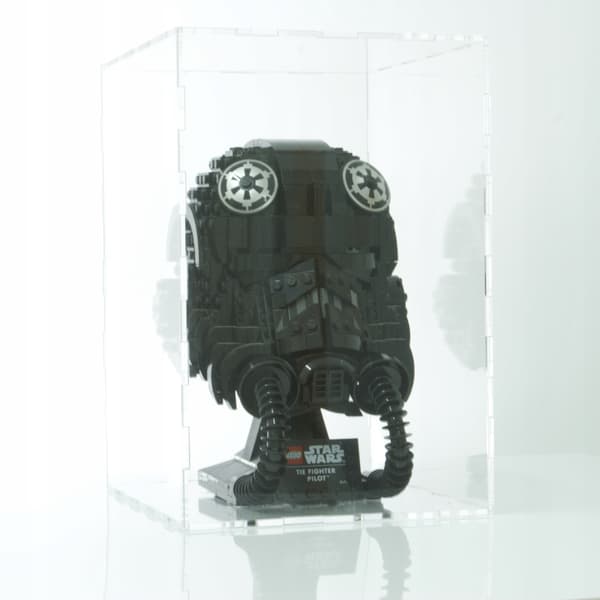 Displayetui til Lego-hjelm, støv- og UV-beskyttelse, Star Wars, Marvel