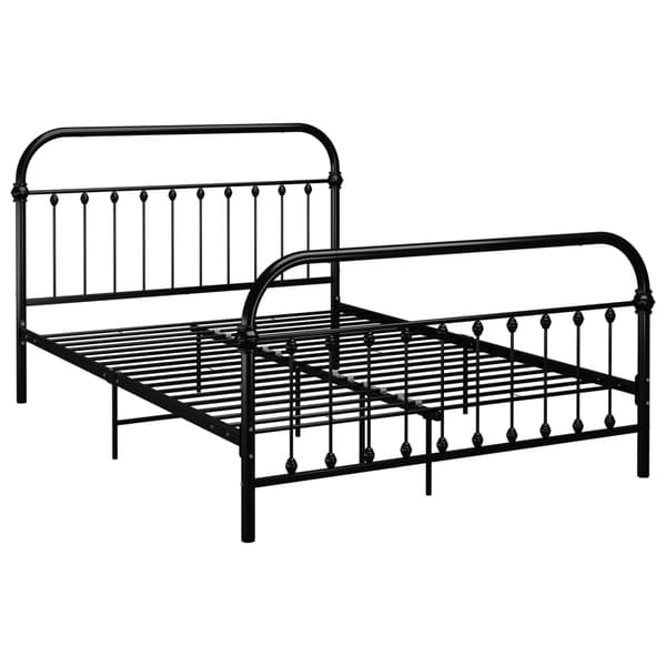vidaXL sengestel sort metal 120 x 200 cm