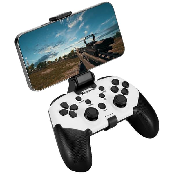 XTRIKE ME GP-43 Universell Bluetooth-spelkontroll Vit