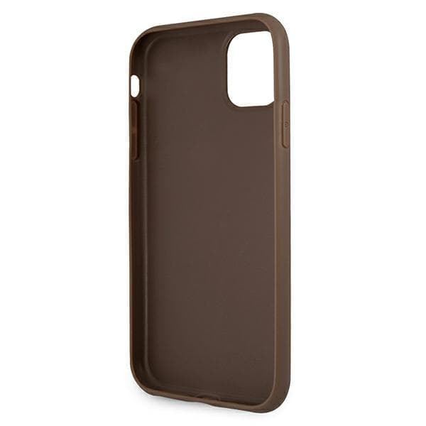 Guess 4G Stripe cover til iPhone 11 / Xr, brun/brun