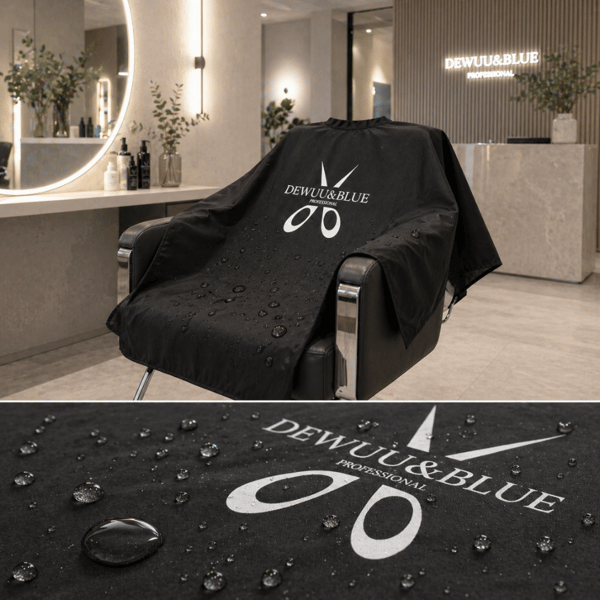 Barbermantel för en stor hårsalong