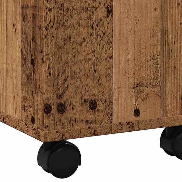 vidaXL sofabord, antik træ, 60x60x38 cm, spånplade
