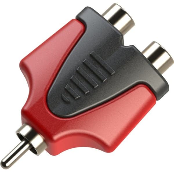 RCA hanstik til 2 x RCA hunstik adapter Roxtone RPAN310
