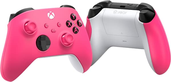 Microsoft Xbox trådlös handkontroll mörkrosa (QUA-00083)