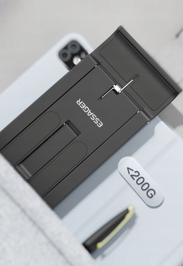 ESSAGER sort stativ til smartphone og tablet